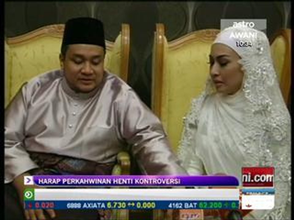 Harap perkahwinan henti kontroversi