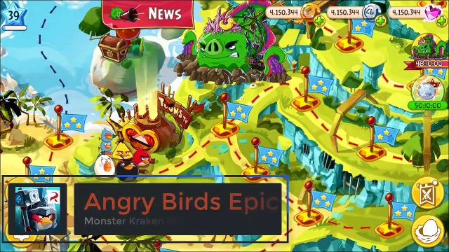 Angry Birds Epic - All Bosses & Ending