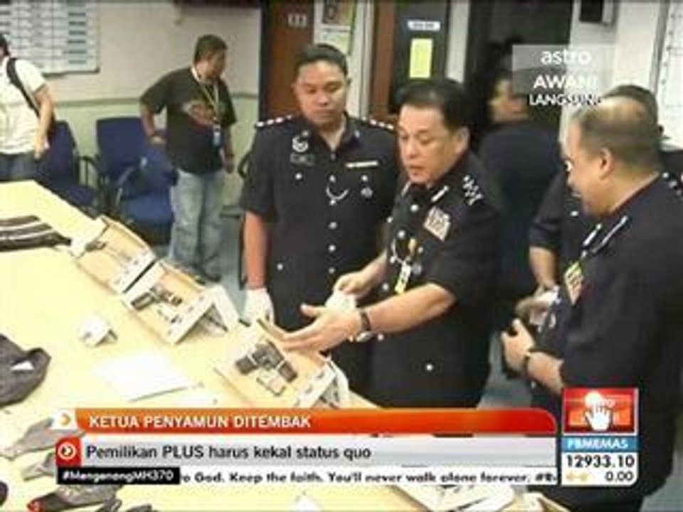 Ketua penyamun ditembak