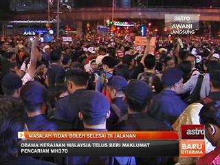 Masalah tidak boleh selesai di jalanan