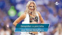 Filtran contenido erótico para OnlyFans de una porrista y la corren de equipo de la NFL