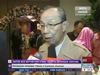 Datuk Aziz Sattar kini stabil selepas serangan jantung