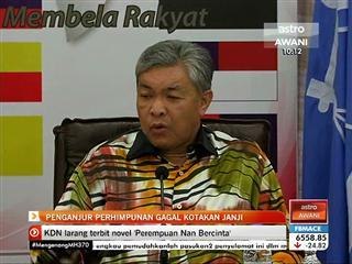 Penganjur perhimpunan gagal kotakan janji