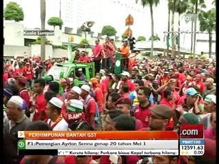 Perhimpunan berlangsung tanpa sebarang kejadian tidak diingini