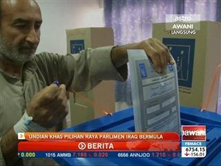 Undian khas pilihan raya parlimen Iraq bermula