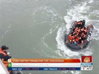 Video kapten tinggalkan feri didedahkan