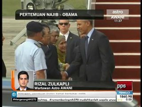 Perkembangan mesyuarat dua hala Najib - Obama