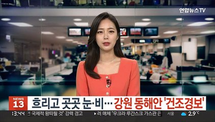 Video herunterladen: [날씨] 흐리고 곳곳 눈·비…강원 동해안 '건조경보'