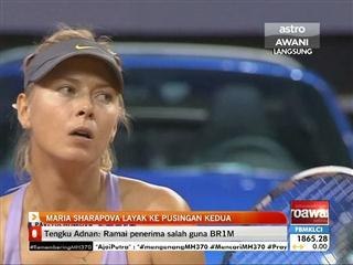 Maria Sharapova layak ke pusingan kedua