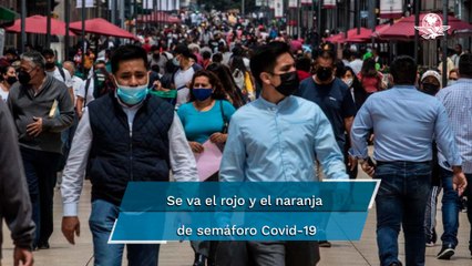 La mitad de México estará en amarillo y la otra en verde en semáforo Covid-19