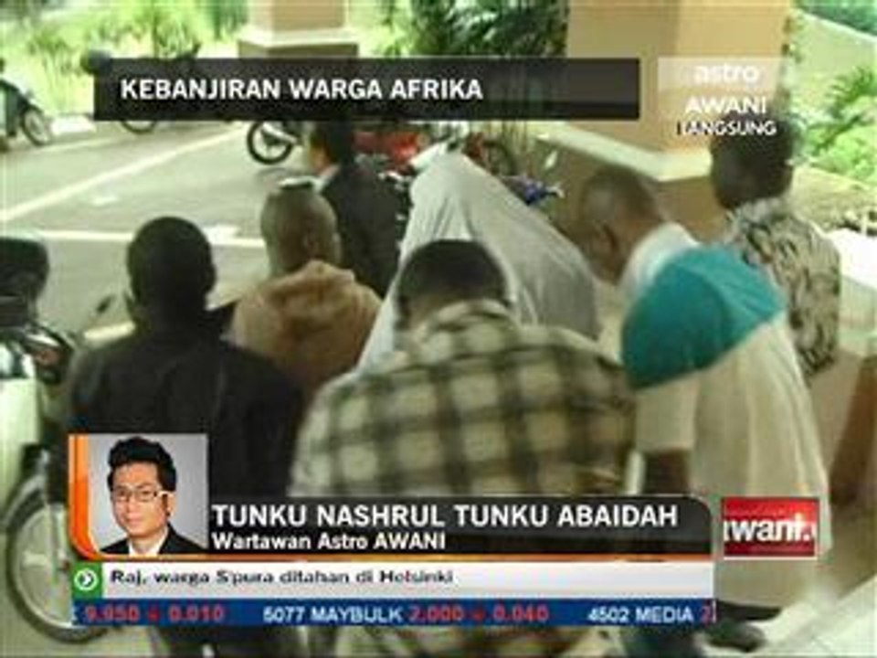 Kebanjiran warga Afrika