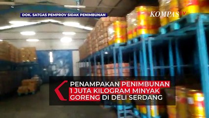 Penampakan Penimbunan 1 Juta Kilogram Minyak Goreng di Deli Serdang