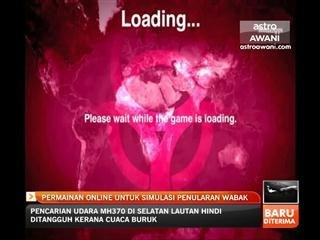 Permainan online untuk simulasi penularan wabak