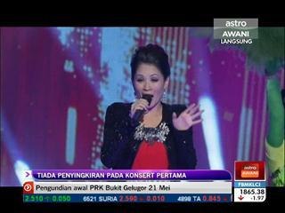 Tiada penyingkiran Kilauan Emas pada konsert pertama