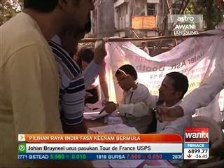 Pilihan raya India fasa keenam bermula
