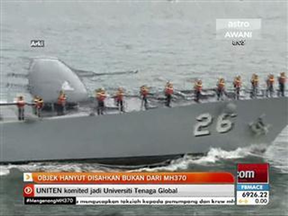 Objek hanyut disahkan bukan dari MH370