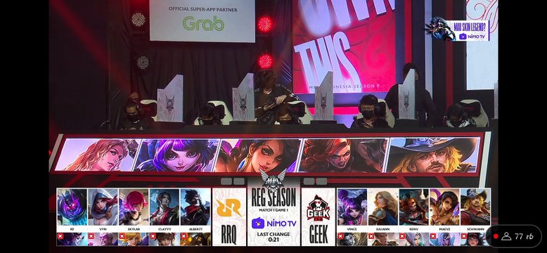 Match 1 RRQ Hoshi vs Geek Fam ID. MPL ID Season 9 Week 1 Day 1