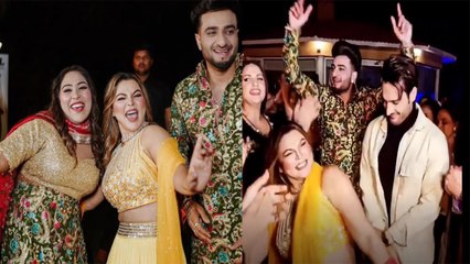 Rakhi Sawant ने Afsana Khan की mehendi में किया crazy dance; Watch video  | FilmiBeat