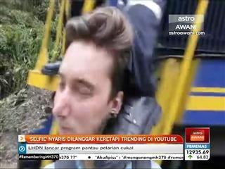 'Selfie' nyaris dilanggar keretapi trending di YouTube