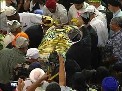 Karpal's remains cremated at the Batu Gantung Crematorium