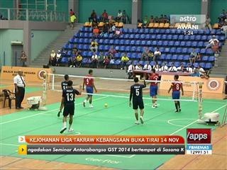 Kejohanan Liga Takraw Kebangsaan buka tirai 14 November