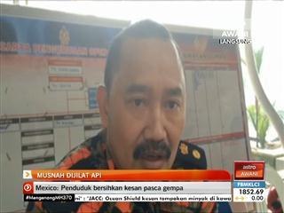 Kilang terbakar: Reaksi Penolong Pengarah Operasi Bomba Selangor