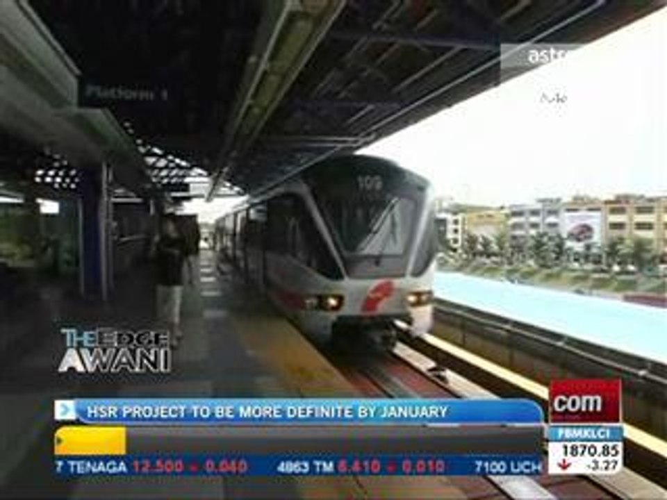HSR project to be more definite by January