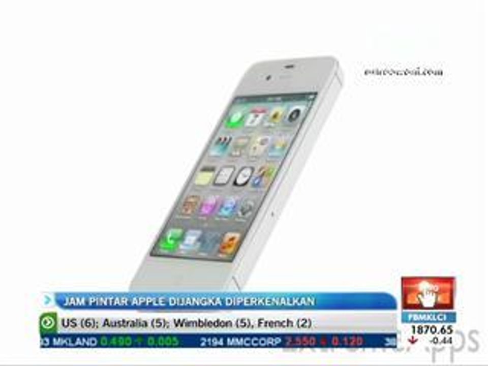 Jam pintar Apple dijangka diperkenalkan