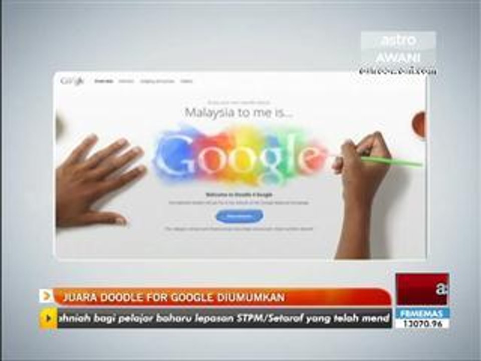 Juara Doodle For Google diumumkan