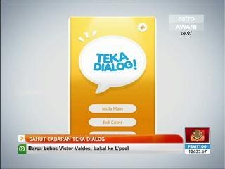 Sahut cabaran Teka Dialog