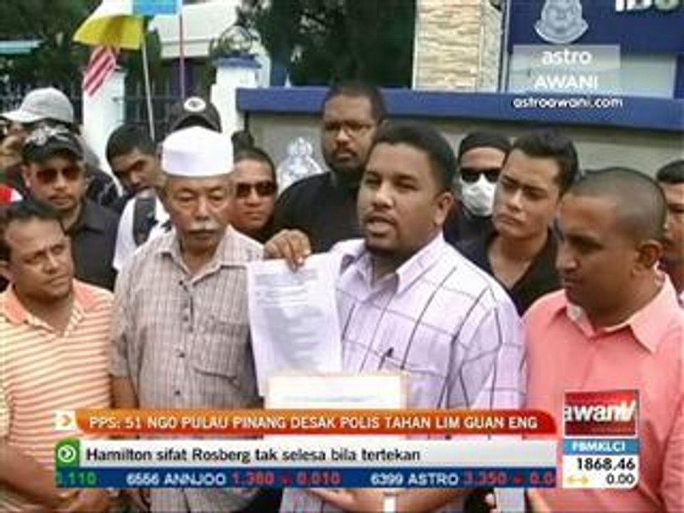 PPS: NGO Pulau Pinang desak polis tahan Lim Guan Eng