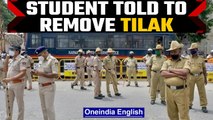 Karnataka: Student told to remove tilak amid hijab row | Oneindia News