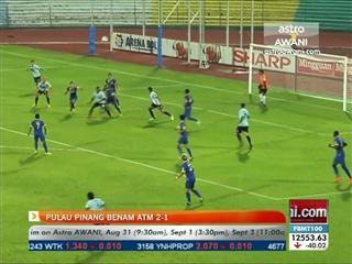 Pulau Pinang benam ATM 2-1 di laman sendiri