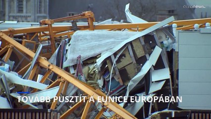 Tovább pusztít a Eunice Nyugat-Európában