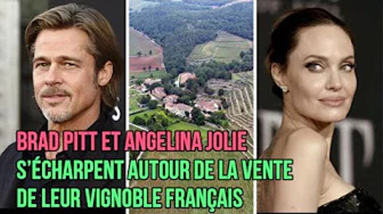 Brad Pitt et Angelina Jolie s’écharpent autour de la vente de leur vignoble français