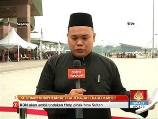 Ketibaan kumpulan ketiga jenazah MH17 - 8.00pg