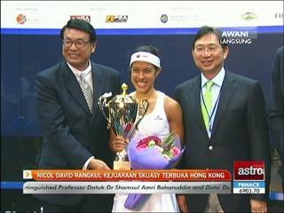 Nicol David julang kejuaraan ke-9 di Terbuka Hong Kong