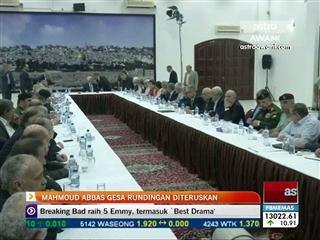 Mahmoud Abbas gesa rundingan diteruskan