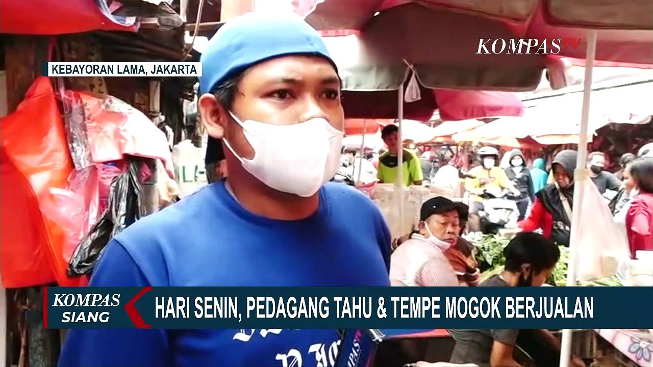 Imbas Produsen Tahu Tempe Hentikan Pasokan ke Penjual, Pedagang Tahu Tempe Ancam Mogok Berjualan