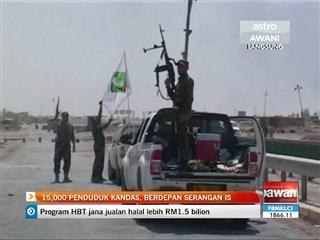 15 ribu penduduk terkandas, berdepan serangan IS