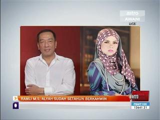 Ramli M.S, Alyah sudah setahun berkahwin