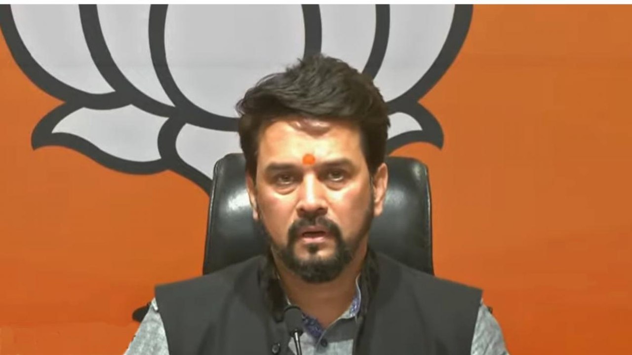 Anurag Thakur attacks SP over terrorism amid UP...