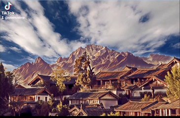 Piano music in mountains