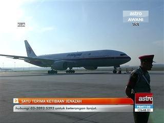 Sayu terima ketibaan jenazah