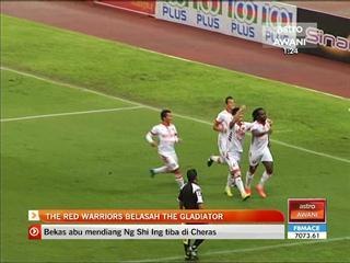The Red Warriors belasah 'The Gladiator'