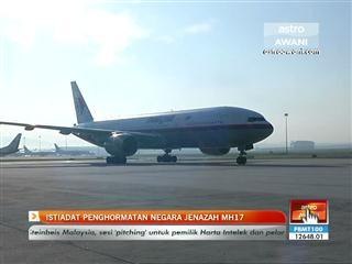 Pesawat membawa kumpulan jenazah MH17 kedua selamat tiba