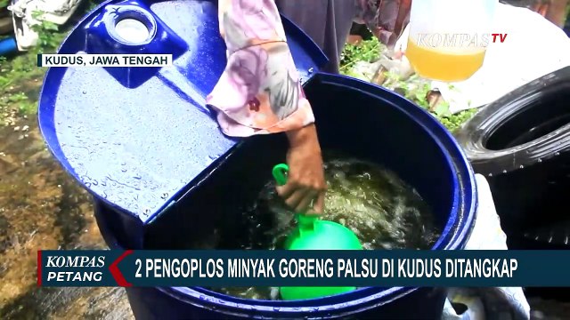 Polisi Berhasil Tangkap 2 Pelaku Terkait Dugaan Peredaran Minyak Goreng Palsu di Kudus!