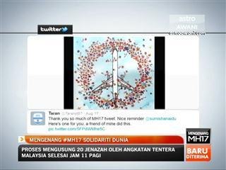 Mengenang #MH17 solidariti dunia