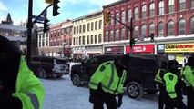Canada: la police a évacué une partie des contestataires des rues d'Ottawa