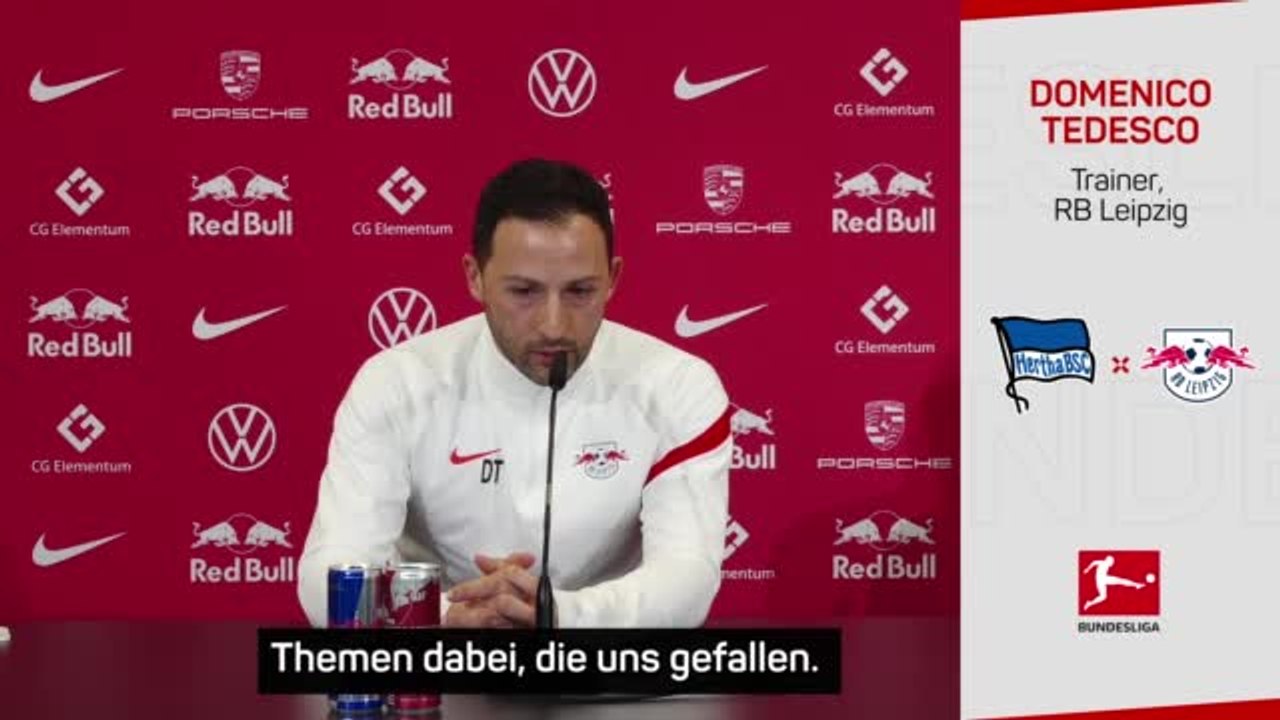 "wir sind nie fertig": tedesco bewertet seine bisherige zeit bei leipzig